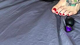 BBW Squirts In Close-Up POV For Her King.