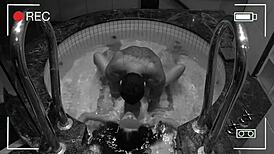 Surveillance Camera Catches Cheating Wife In Hotel Jacuzzi!