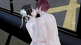 Chun-Li Takes Hard Blowjob And Cumshot In Street Fighter Hentai