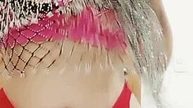 Latina Blonde Teases Big Ass And Tits With Monster Cock