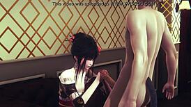 I love mio's handjob and fuck as a sissy trap crossdresser in yaoi anime.