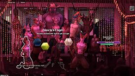 Spellbound Gay Furry Hentai Game Strips And Bukkakes In BDSM Orgy Crowd