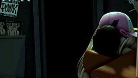 banging her outside the club