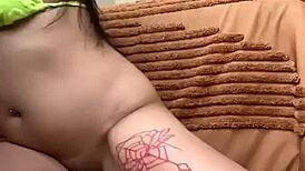 Hey, watch this Filipina go wild with her toy! Unbelievable!