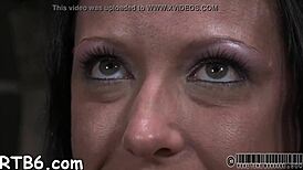 hot whipping for beauty's arse in bondage