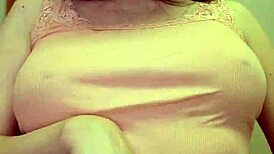 asian girl masturbates big pussy in vertical video