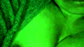 Girlfriend giving a guy a handjob while on video call