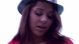 firefighter woman relaxes in the pool