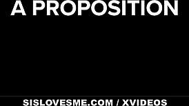 new stepsister skylar vox tests stepbrothers cock