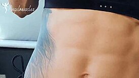 Angel Muscles Demonstrates Training and Flexibility Techniques