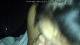 Latina sucking dick with passion in amateur setting.