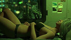 projekt passion gaming and pussy fingering with big booty busty blonde.