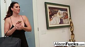 Busty Alison Tyler Meets Catfish! Then Fucks His Friend!