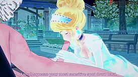 Cinderella GIVES ME a BLOWJOB before she GOES to see the prince