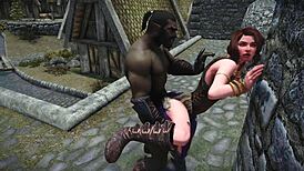 Man, I’m so into Skyrim darkest desires... 3d roleplay with Ysolda, rough anal stuff!