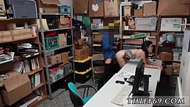 Teen Redhead and Blonde Suspects with Big Tits Get Boldly Interrogated by Old Police Officer