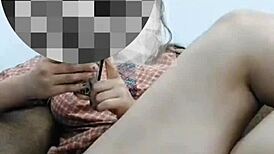 anu provides video call service to client on webcam.