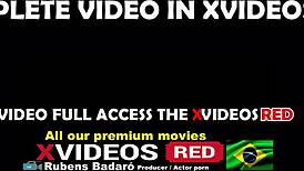 Amateur assured ass big tits Manu Fox quarantined with well endowed castmate Badaro Rubens in sexy video