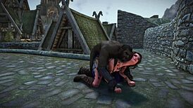 Man, I’m so into Skyrim darkest desires... 3d roleplay with Ysolda, rough anal stuff!