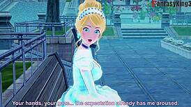 Cinderella GIVES ME a BLOWJOB before she GOES to see the prince