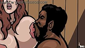 Vampire queen falls under BBC DOMINATION in wild clash.