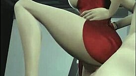 Scarlet Teases Cock, T Guy Whimpers in Humiliation.