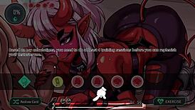 succubus gives blowjob at lewd gym on first day