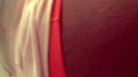 Slut playing with her clit.