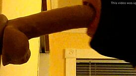 Gay guy in hood, suck that dildo deep!