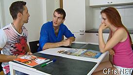 Cute chick, wanna spread those legs for me?