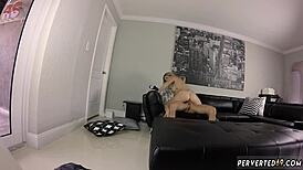 A Milf and Step Mom Explore First-Time Intimacy While Father’s Away.