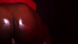 Big booty BBW cult leader rides and takes backshots for dark lord