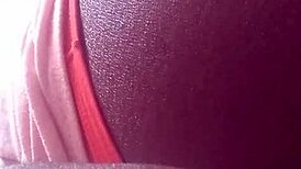 Slut playing with her clit.