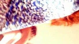 Venezuelan girl walks in skirt. Up skirt view captured casually.