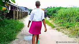 My Manager Led Us Outdoors for a Wild Street Fuck Session