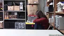 Tattooed teen takes hard doggystyle pounding in her tight pussy from behind