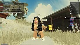 she says, 'cum on me while bent over'