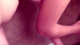 yanks nadia teases with dildo play in steamy bath tube