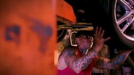 the wife tells her husband about fucking the mechanic barbara inked and johnny