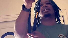 black woman tricked by fake photographer in public, does everything for approval 😏