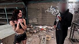 Goth Squatter Girl Cheats and Gets Pounded Hard