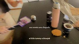 美女Sanjuanina翘臀深喉下垂奶高潮被堂兄湿屄狂干