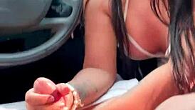 Met a busty pornstar babe and banged her outdoors in five minutes