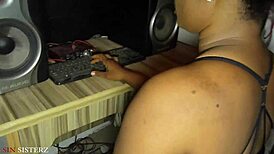 All Alone With My Female Producer, Emotions Run High As We Engage In Intense Doggystyle Fucking.