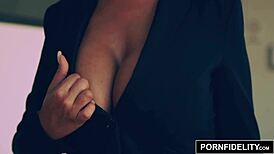 pornfidelity bridgette b questions a suspect in lingerie