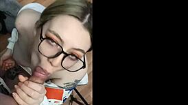 Secretary Goes Down To Suck Me Off