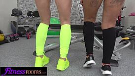 i can't stop showing my big juicy spanish butt at the gym, damn!