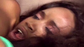 Hypnotiq returns to dominate with her hairless pussy and wild muff diving skills.