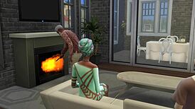 Neighbor lunch turns into group orgy in Sims 3D hentai