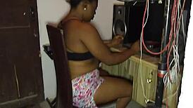 All Alone With My Female Producer, Emotions Run High As We Engage In Intense Doggystyle Fucking.